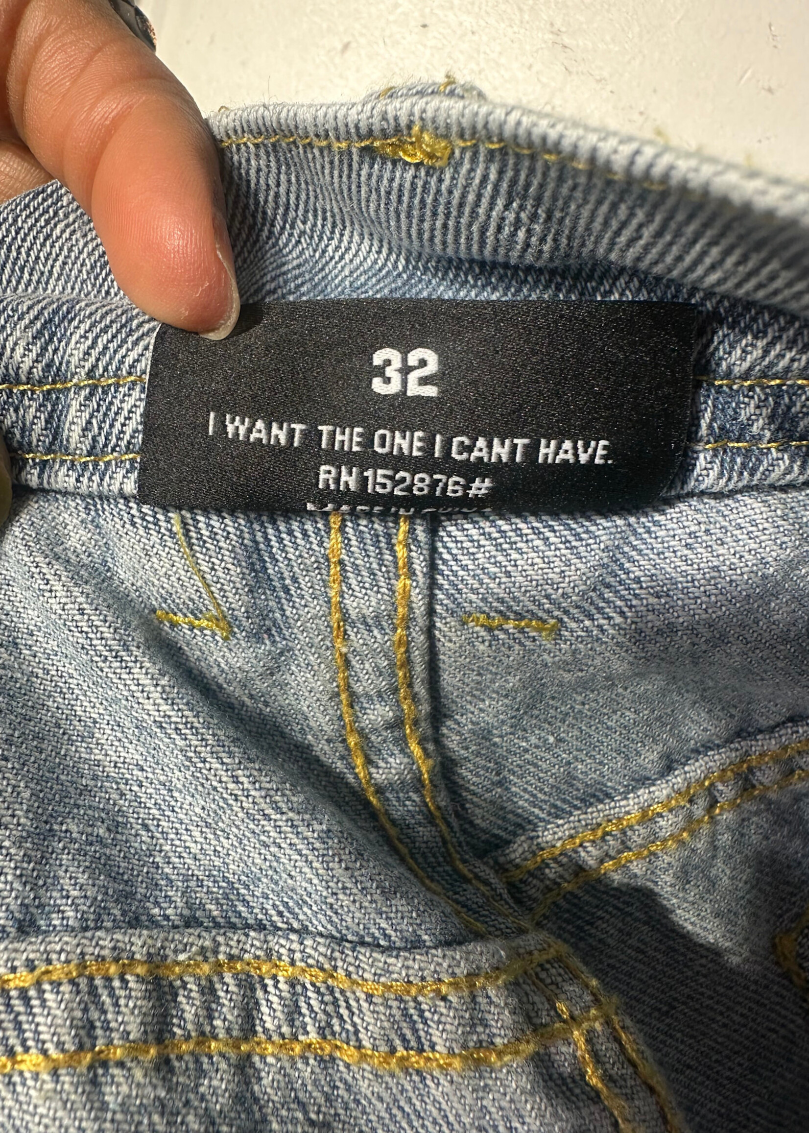 Pleasures Centipede Light Wash Jeans Masc 32