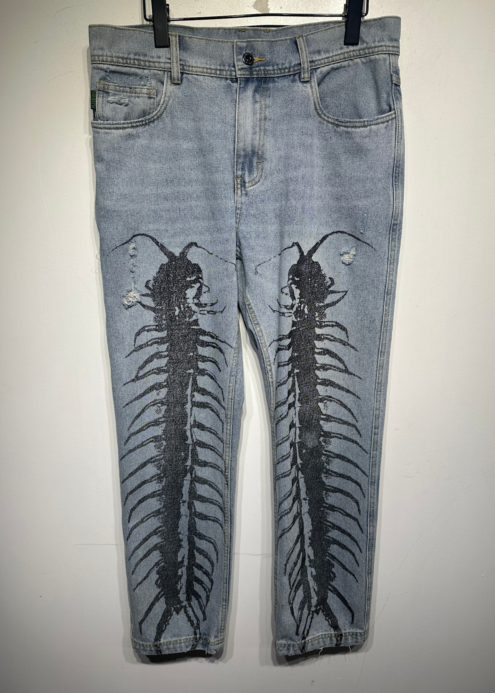 Pleasures Centipede Light Wash Jeans Masc 32