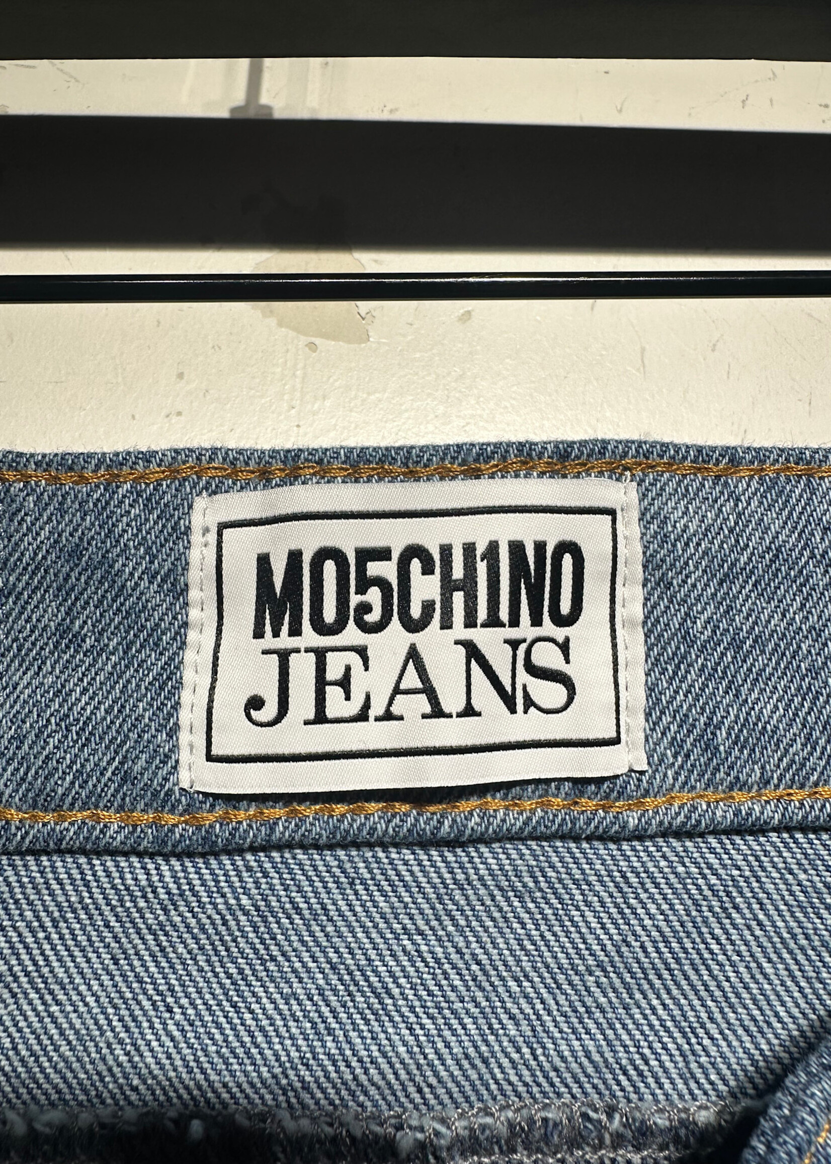 Moschino Patchwork Denim Skirt 29