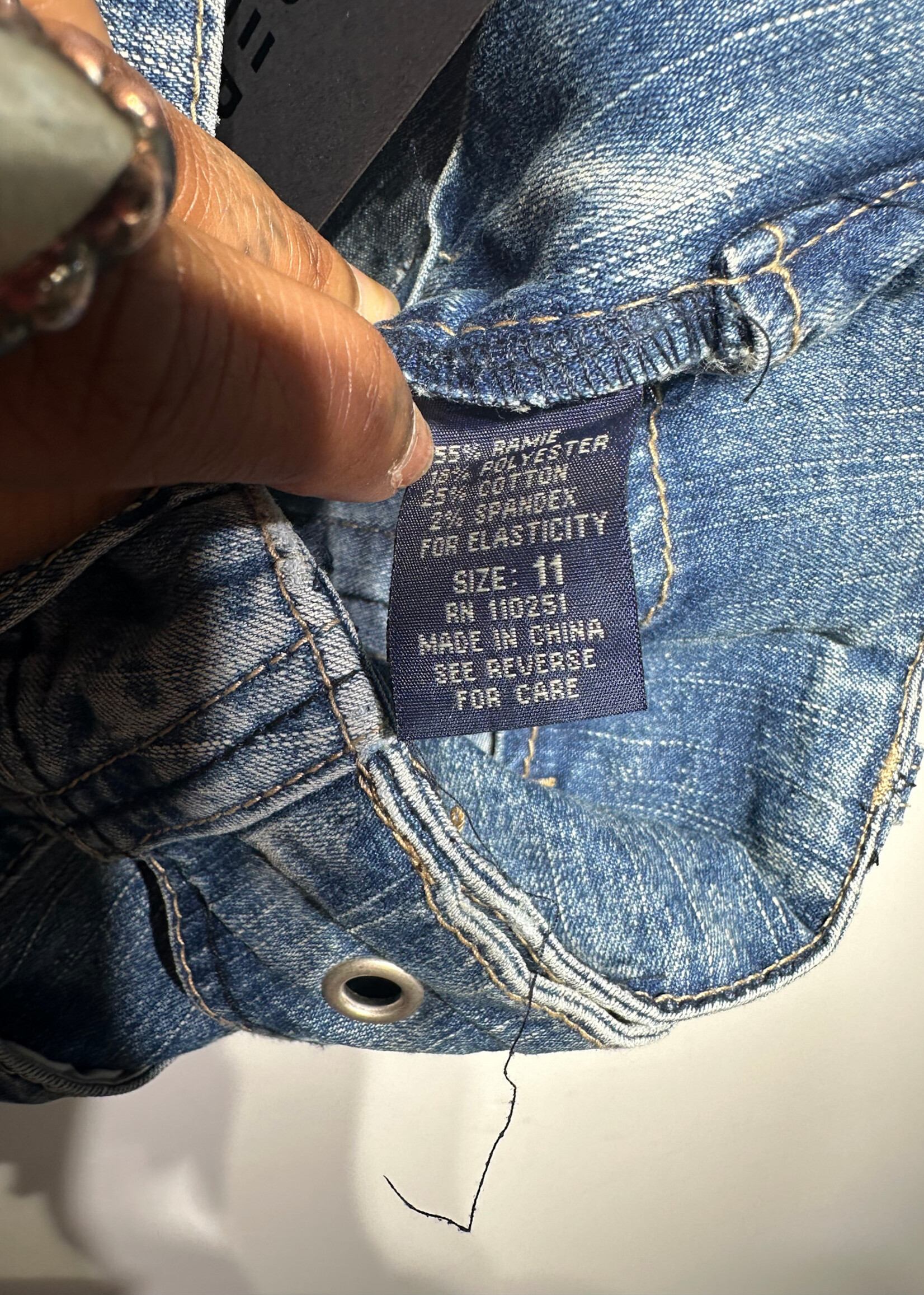 Angels Y2K Belted Flare Jean Fem31