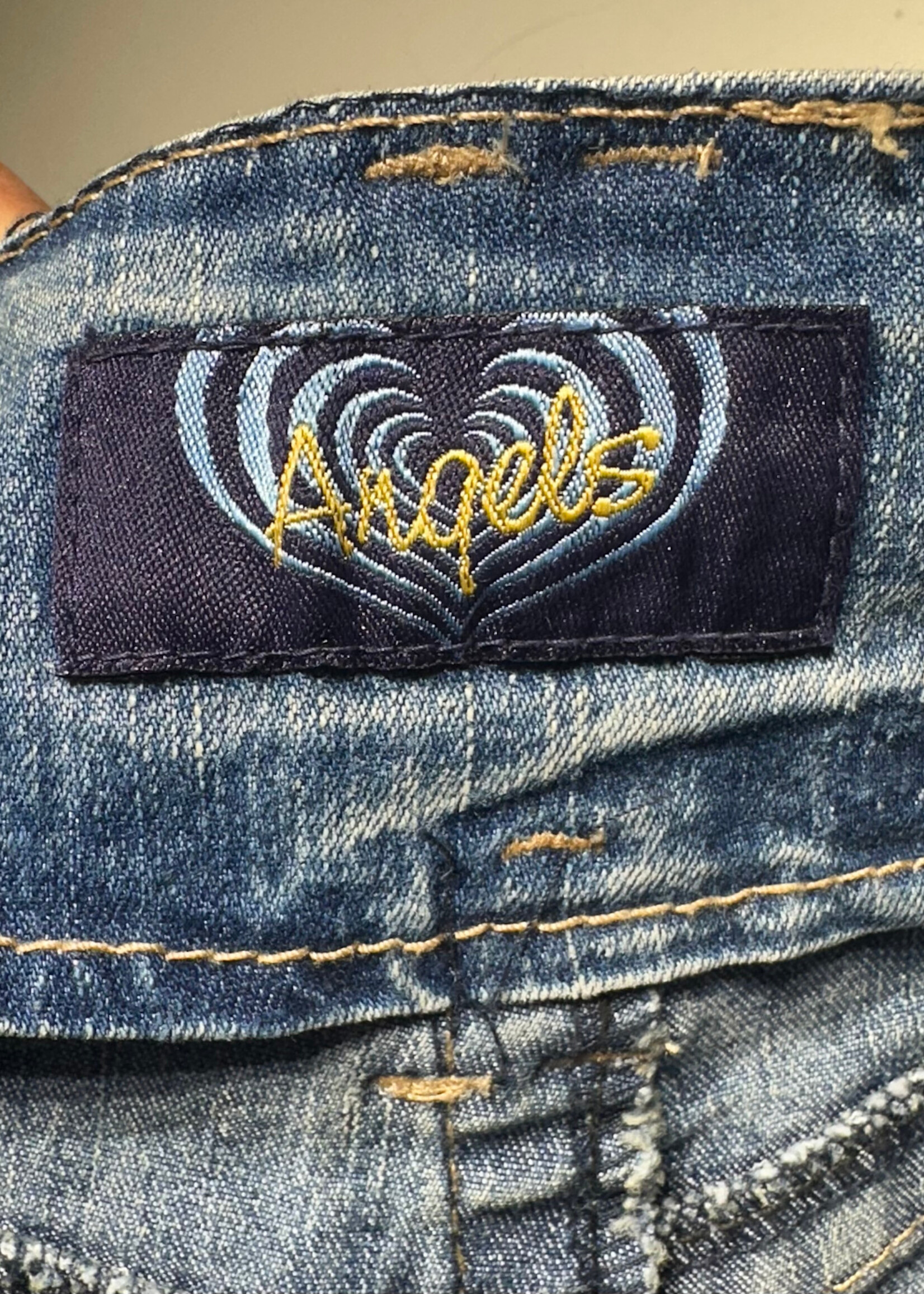 Angels Y2K Belted Flare Jean Fem31