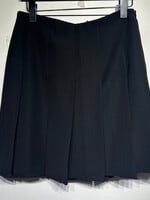 Louis Vuitton Uniform Black Pleated Skirt 30