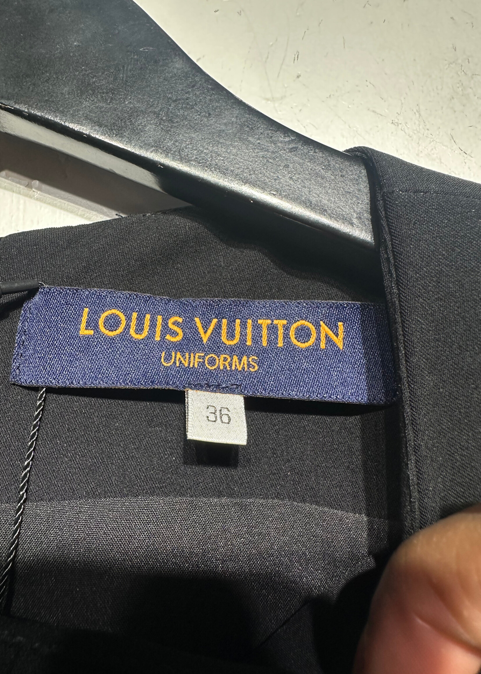 Louis Vuitton Uniform Black Dress XS 3