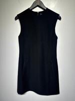 Louis Vuitton Uniform Black Zip Dress XS