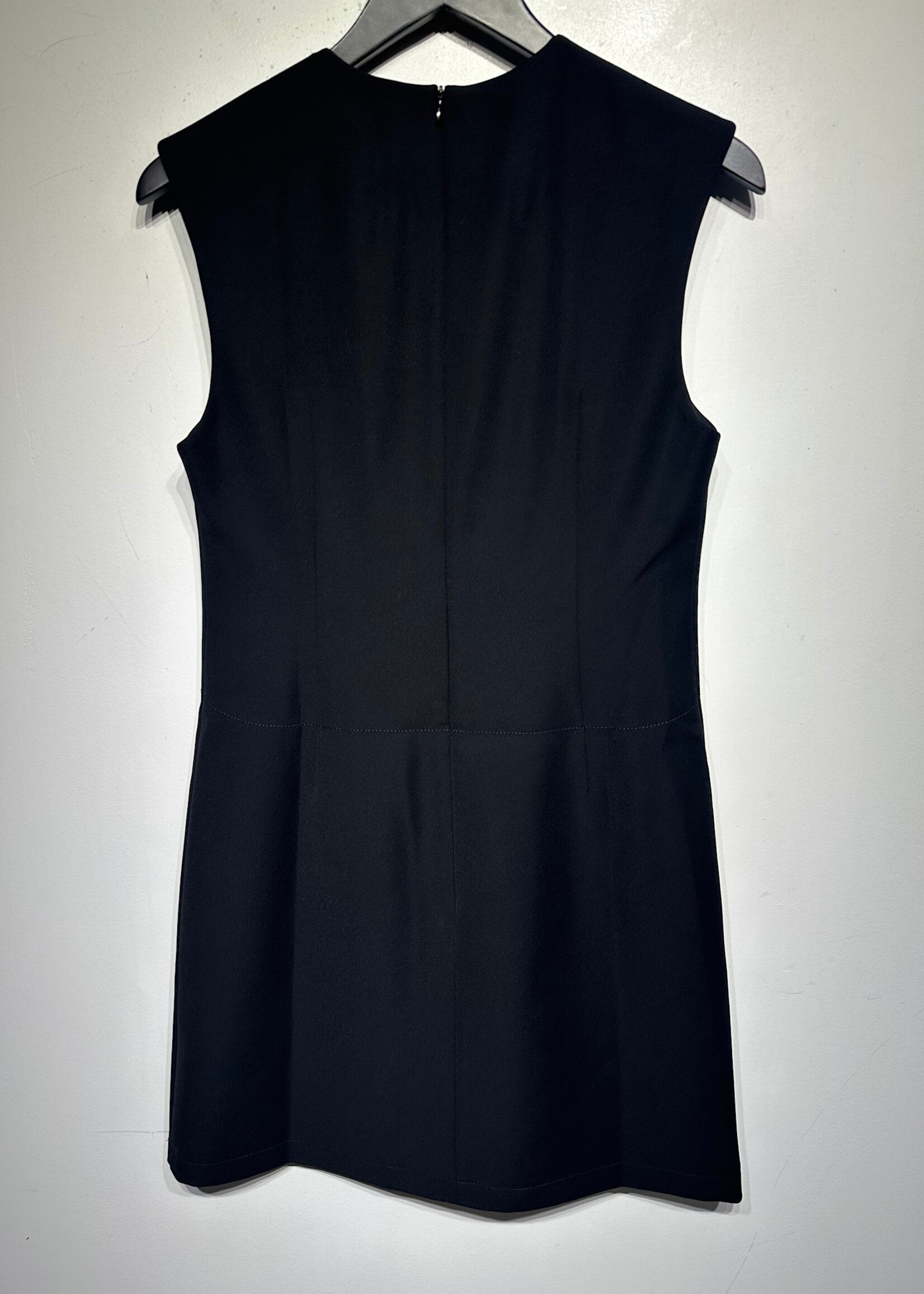 Louis Vuitton Uniform Black Zip Dress XS
