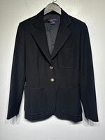 Louis Vuitton Uniform Black Blazer XS 3