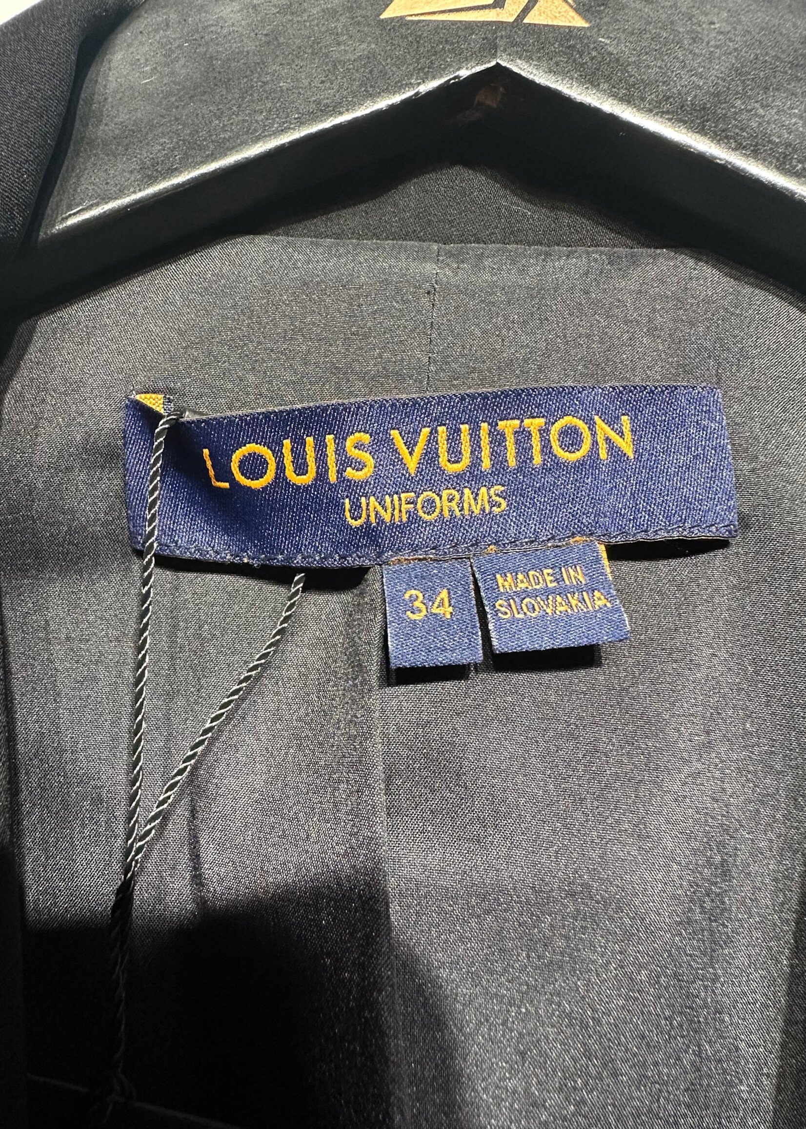 Louis Vuitton Uniform Black Blazer XS 3