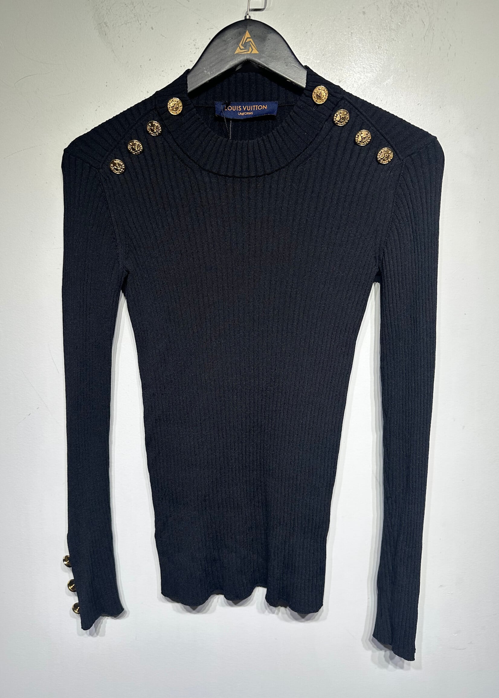 Louis Vuitton Uniform Shoulder Button Sweater S 2