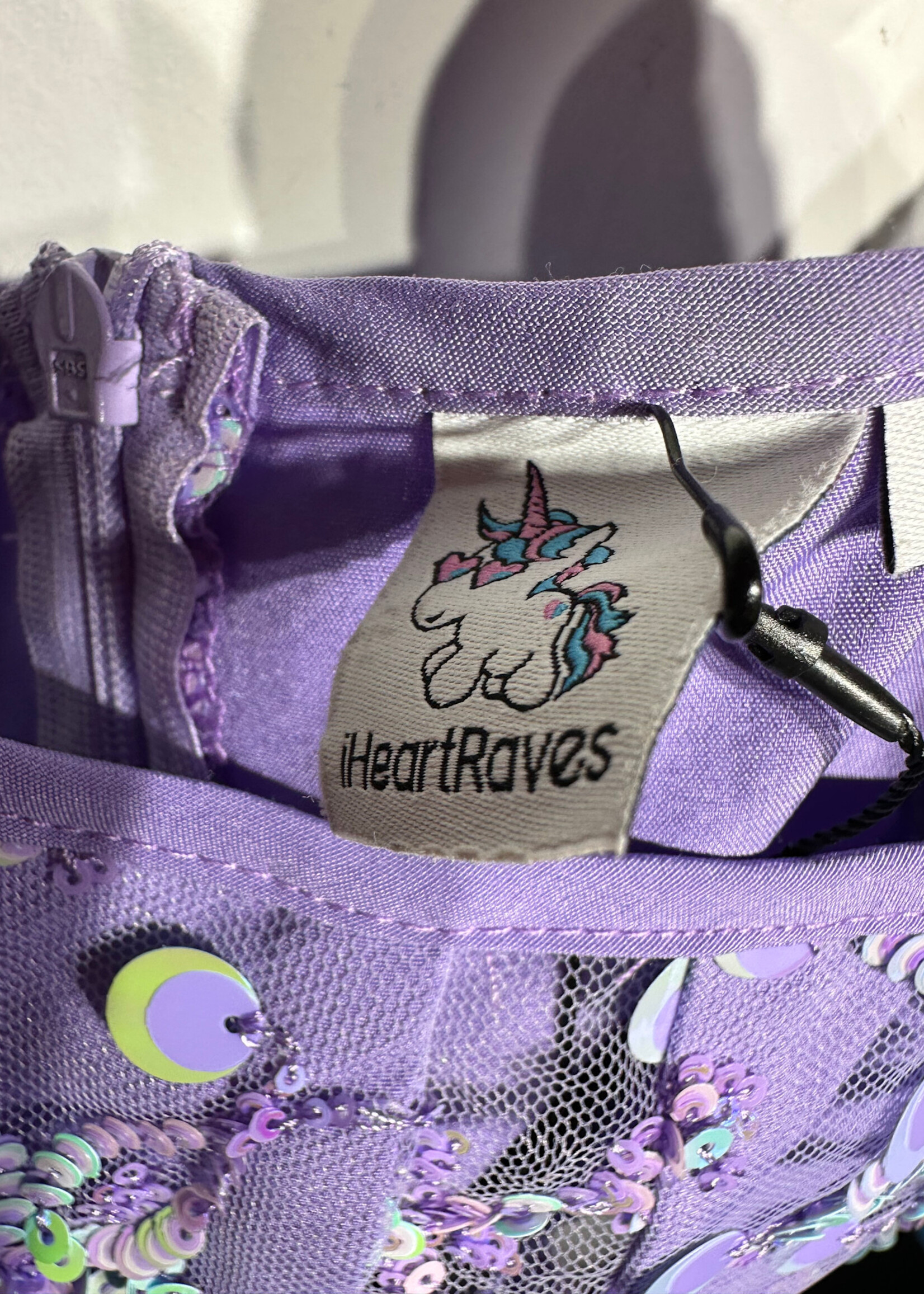 I Heart Raves Purple Dress M