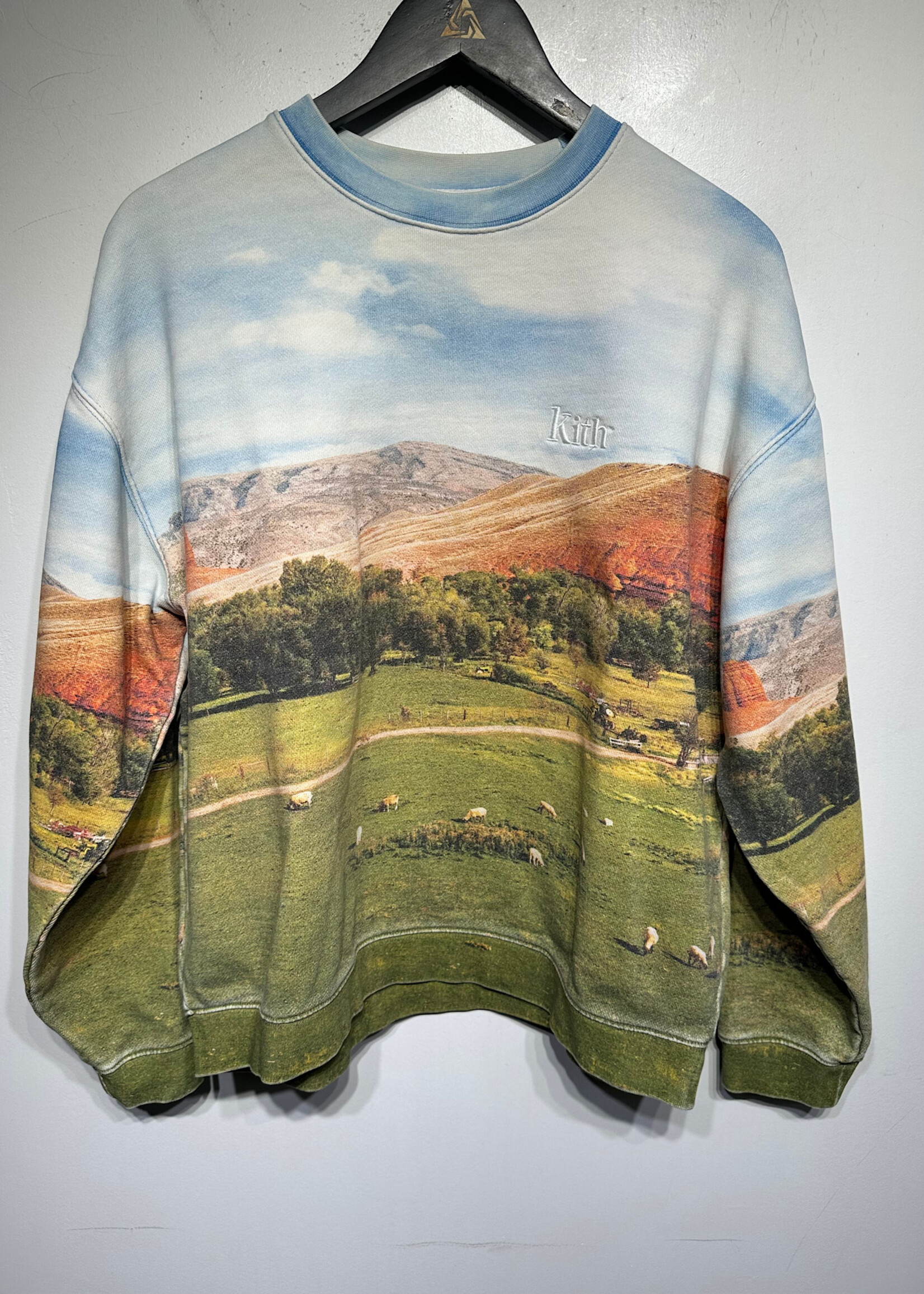 Kith AOP Farm Background Sweater S