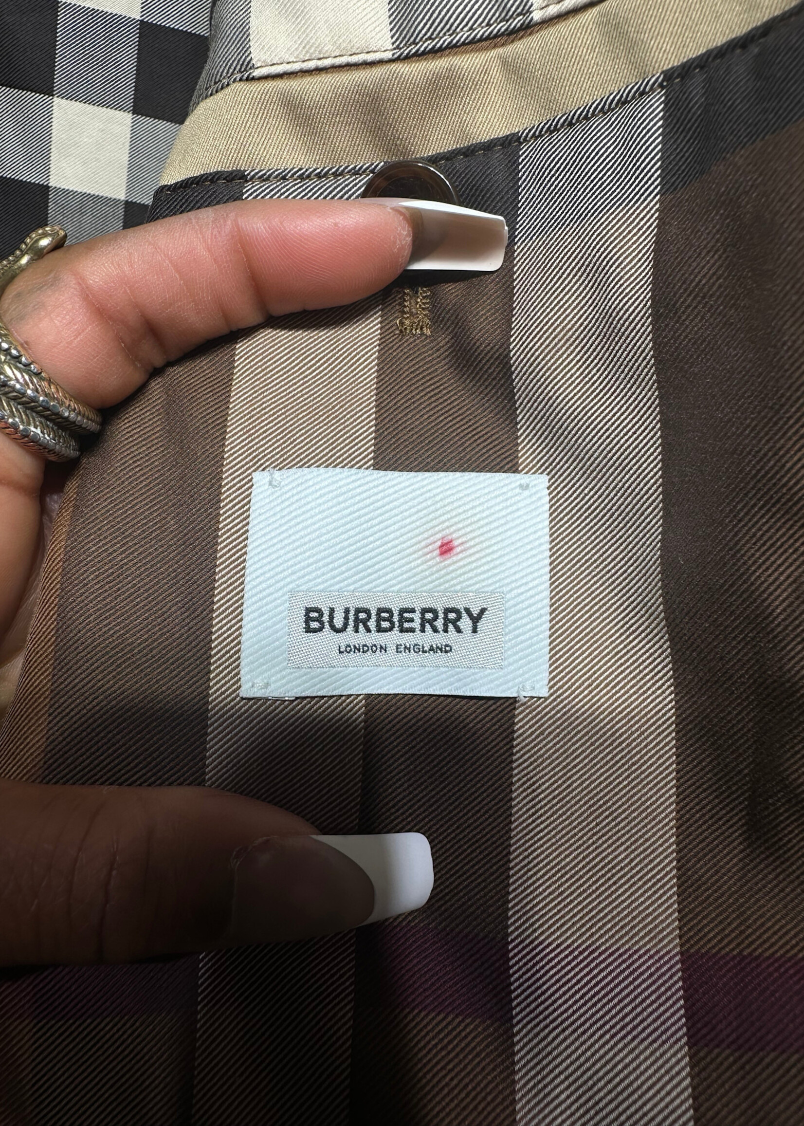 Burberry NWT Tan Logo Blazer Masc XXL