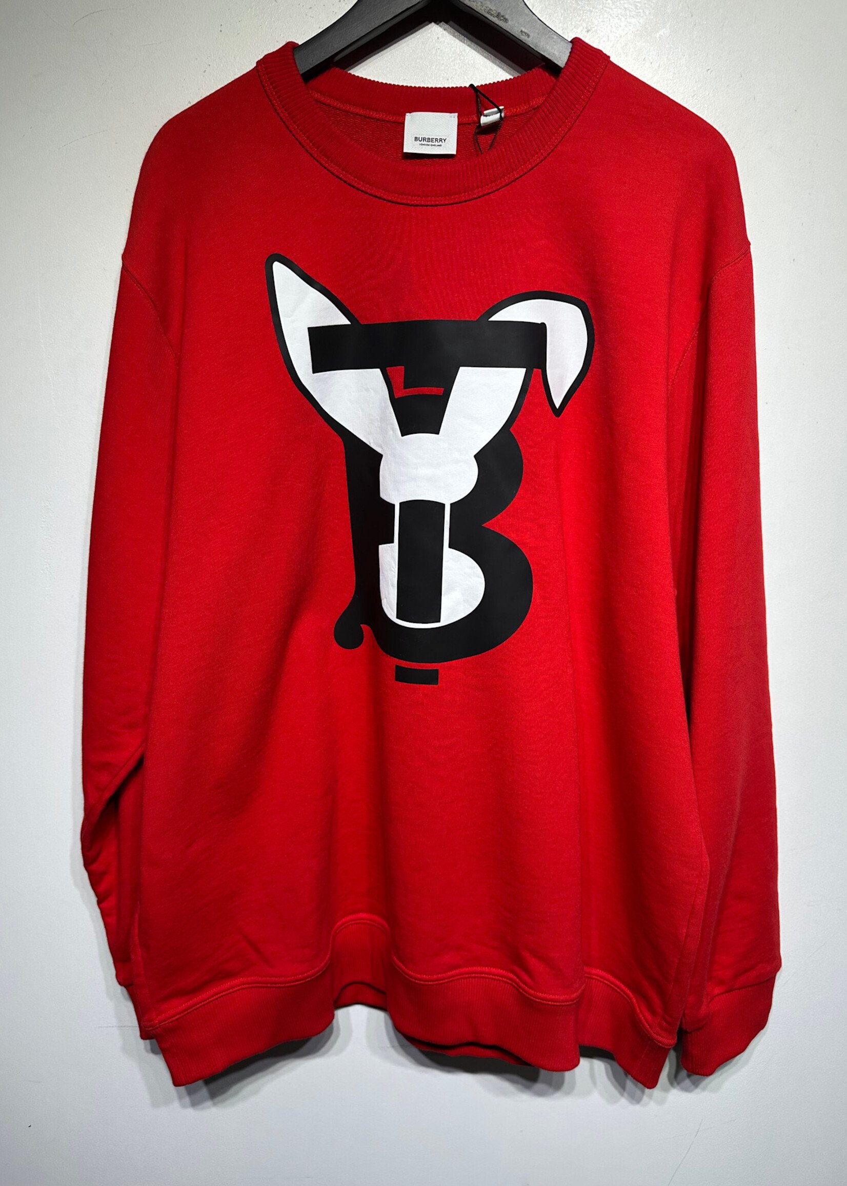 Burberry NWT Rabbit Print Sweater Fits XXL