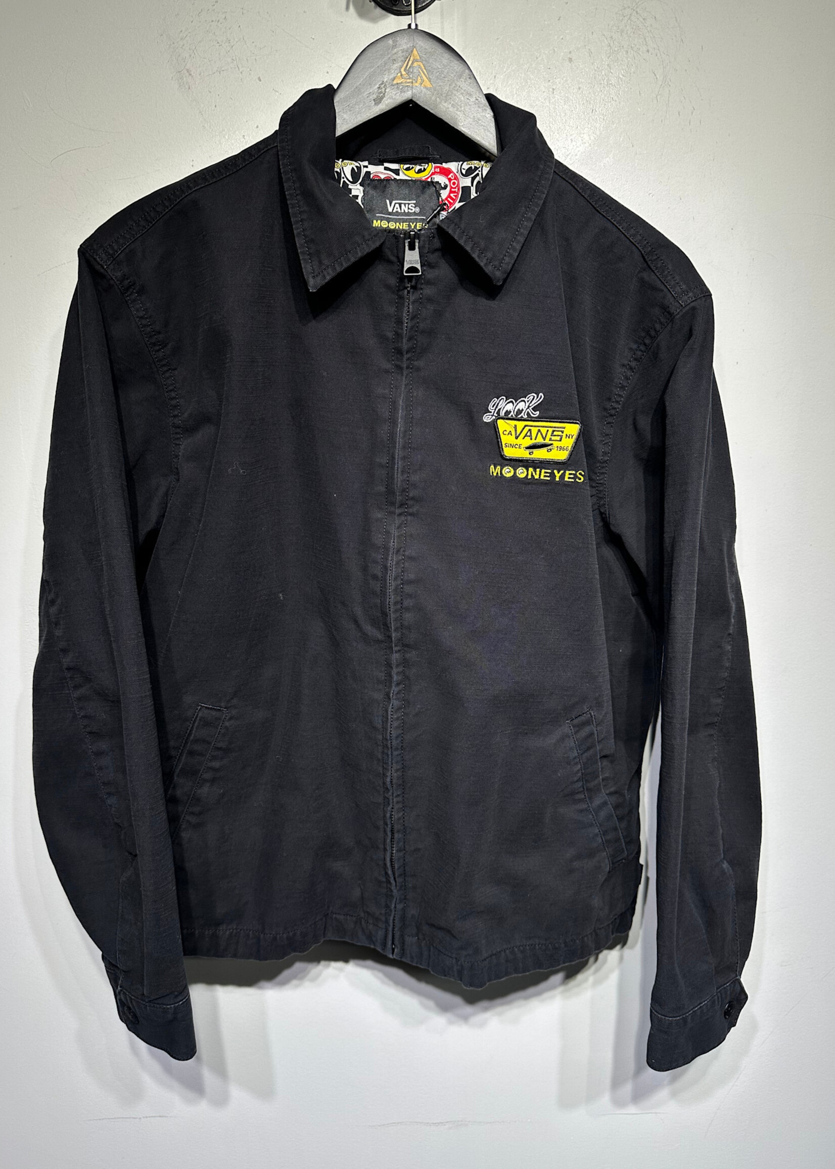 Vans X Mooneyes Black Work Jacket S