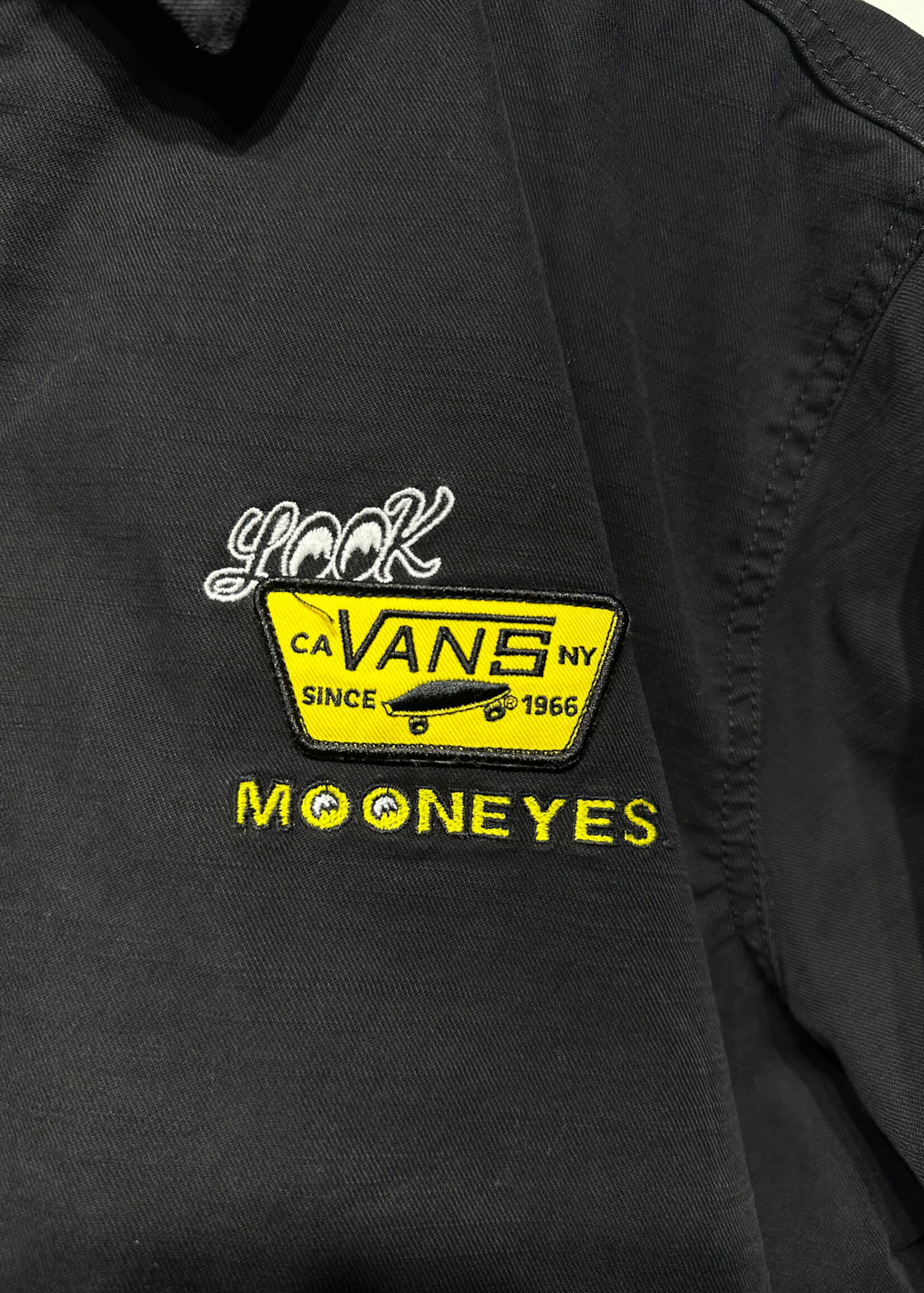 Vans X Mooneyes Black Work Jacket S