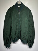 Burberry Green Quilted Bomber XXL