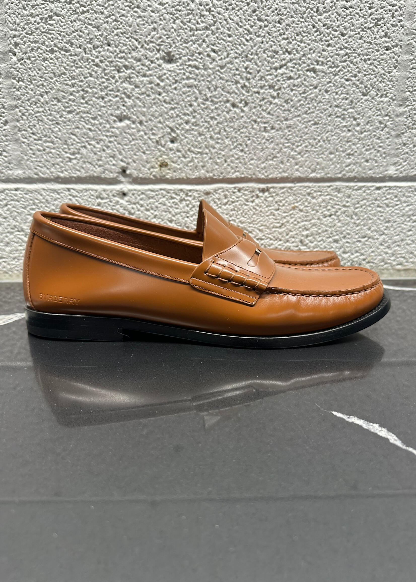 Burberry Rupert Brown Penny Loafers Masc 42/9