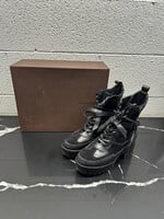 Louis Vuitton Suede Lace Up Boots 38/8
