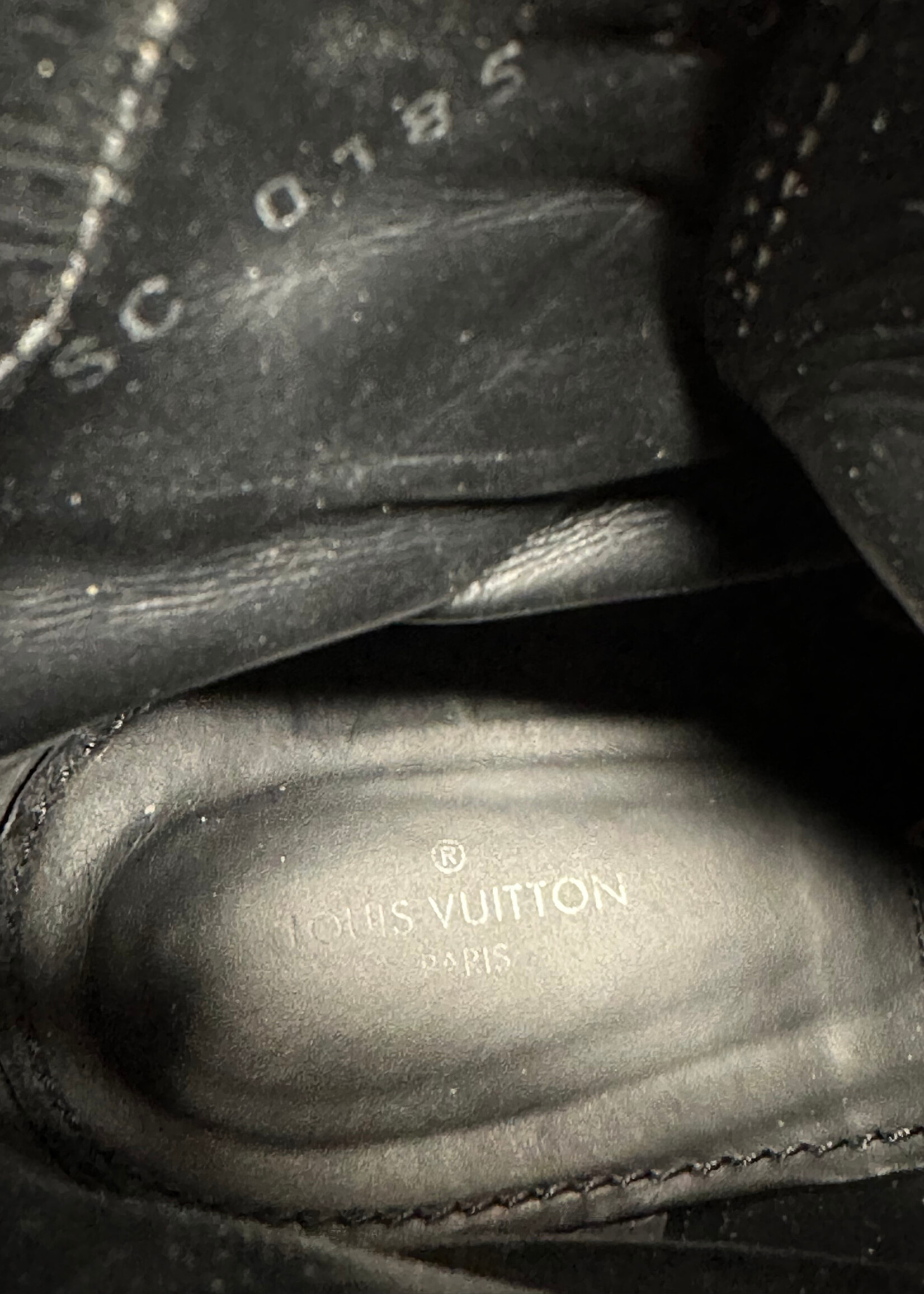 Louis Vuitton Suede Lace Up Boots 38/8