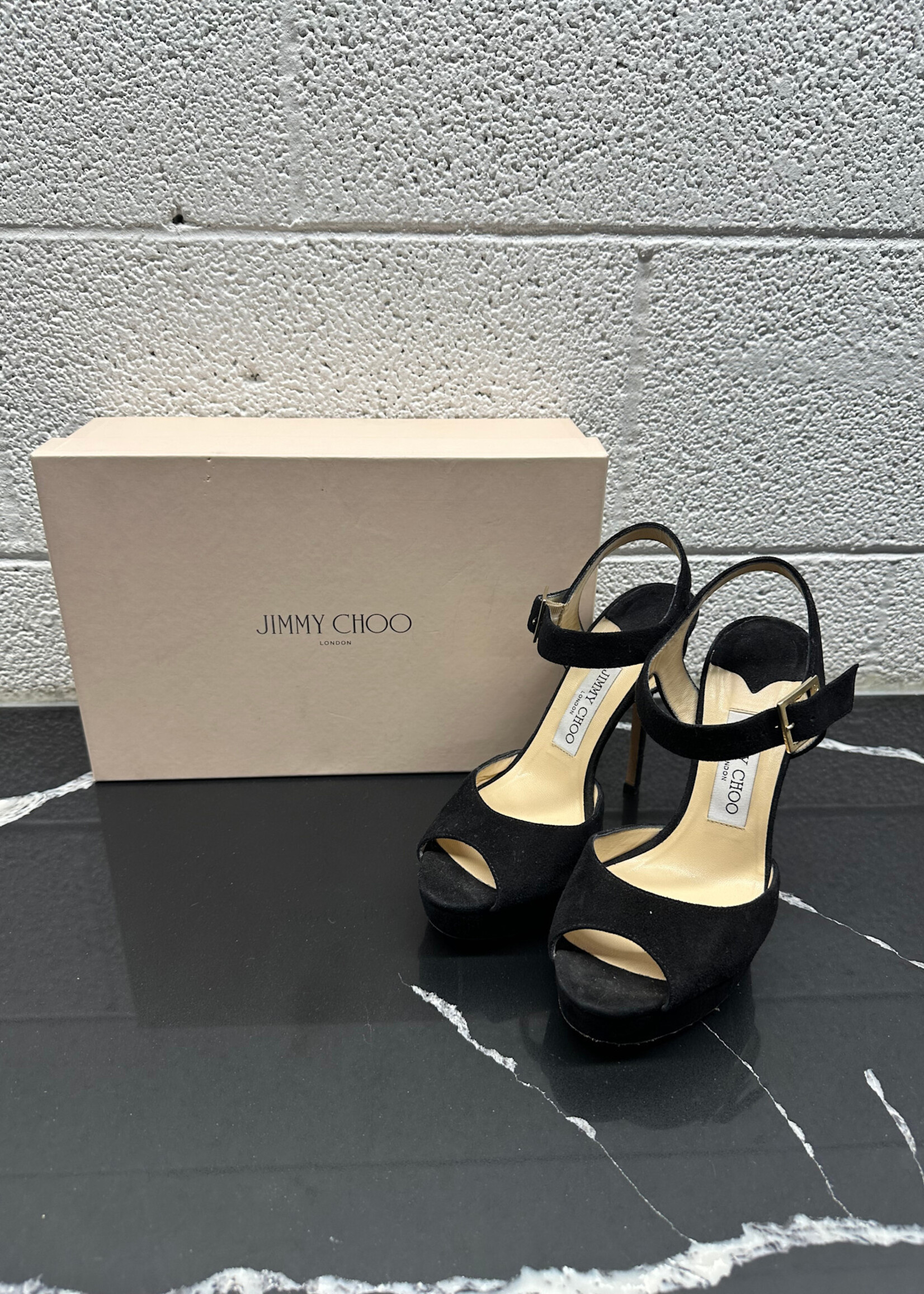 Jimmy Choo Suede Slingback Pumps 38/8