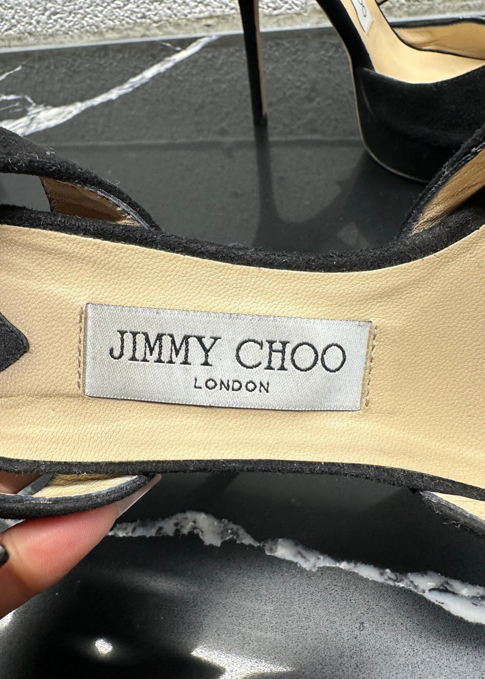 Jimmy Choo Suede Slingback Pumps 38/8