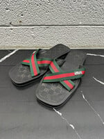 Gucci GG Web Sandals Fits Masc 8.5