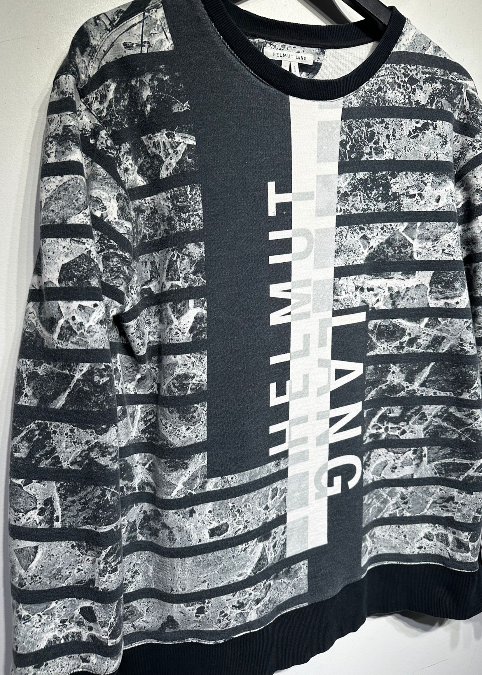 Helmut Lang Striped Crewneck L