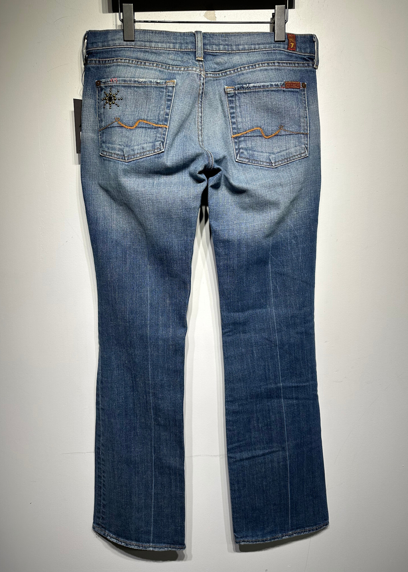 7 For All Mankind Studded Bootcut Jeans Fem 31