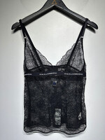 Dolce & Gabbana NWT Black Lace Tank L