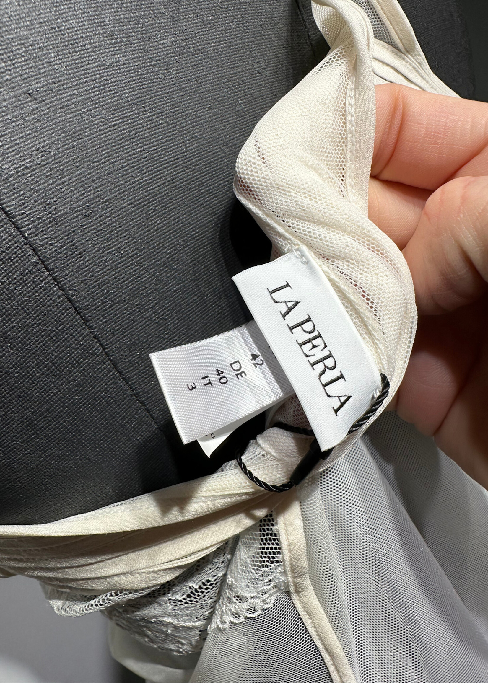 La Perla White Lace Lingerie Dress M