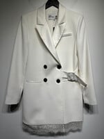 Self Portrait White Lace Trim Blazer (Retail: $600+) 6