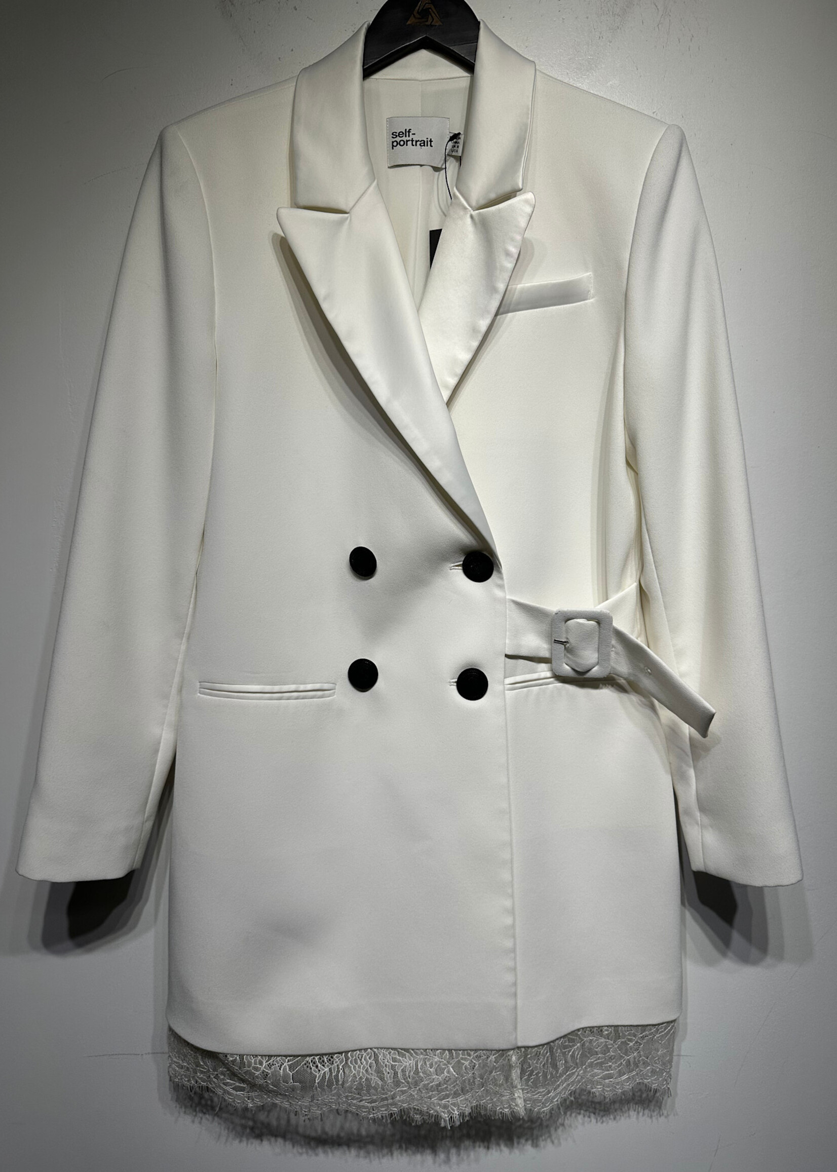 Self Portrait White Lace Trim Blazer (Retail: $600+) 6