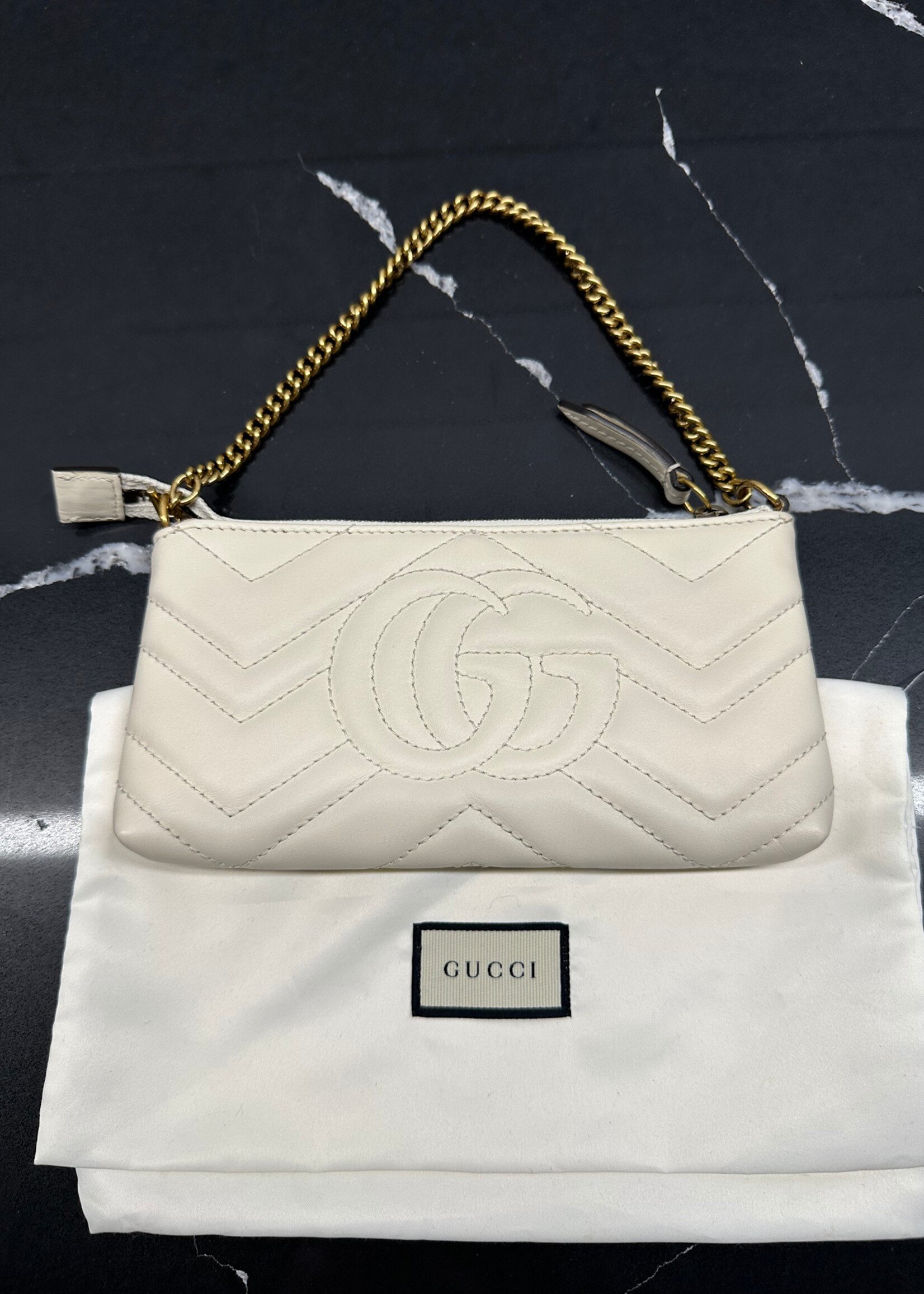 Gucci Marmont Matelasse Mini Chain Bag