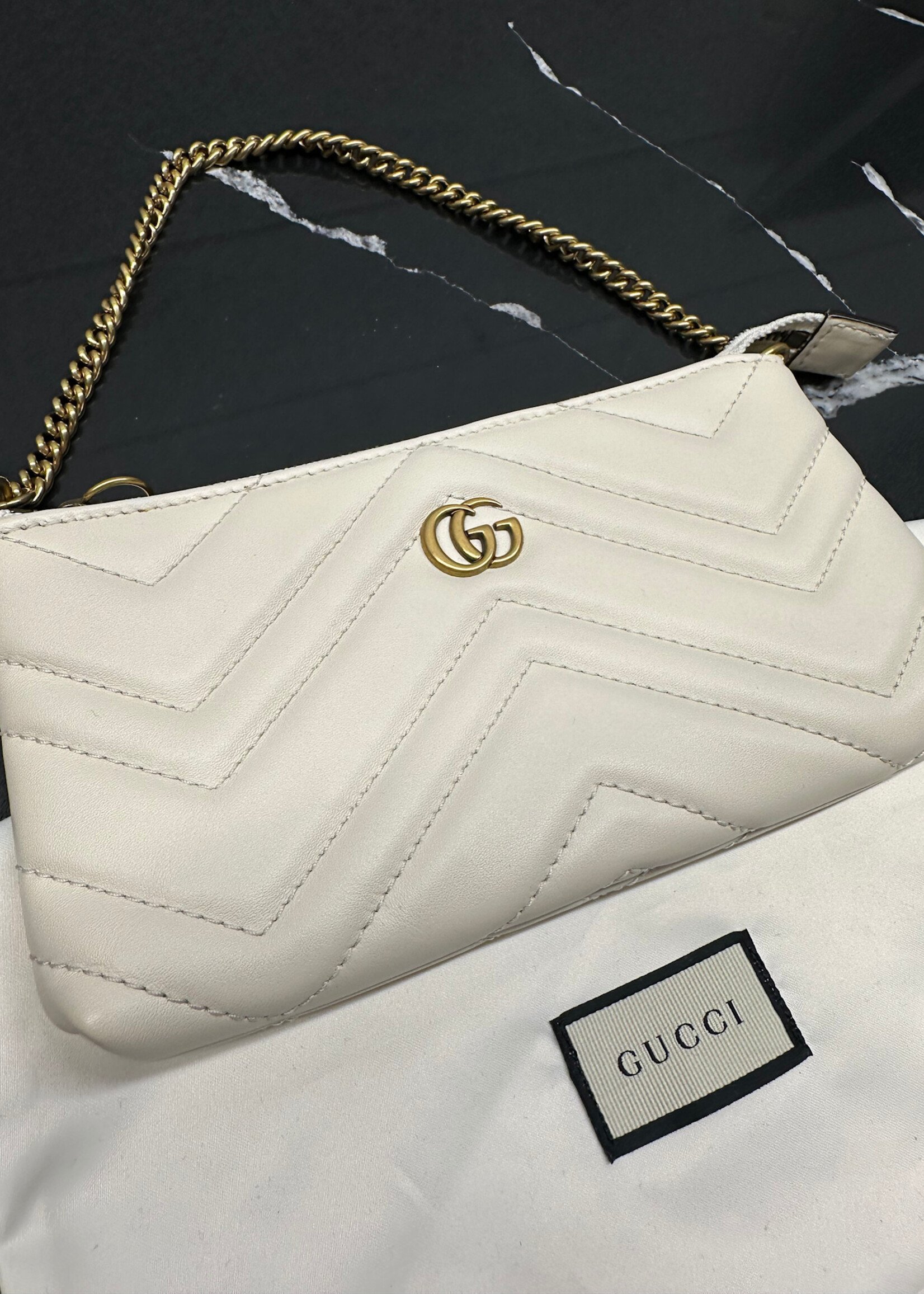 Gucci Marmont Matelasse Mini Chain Bag