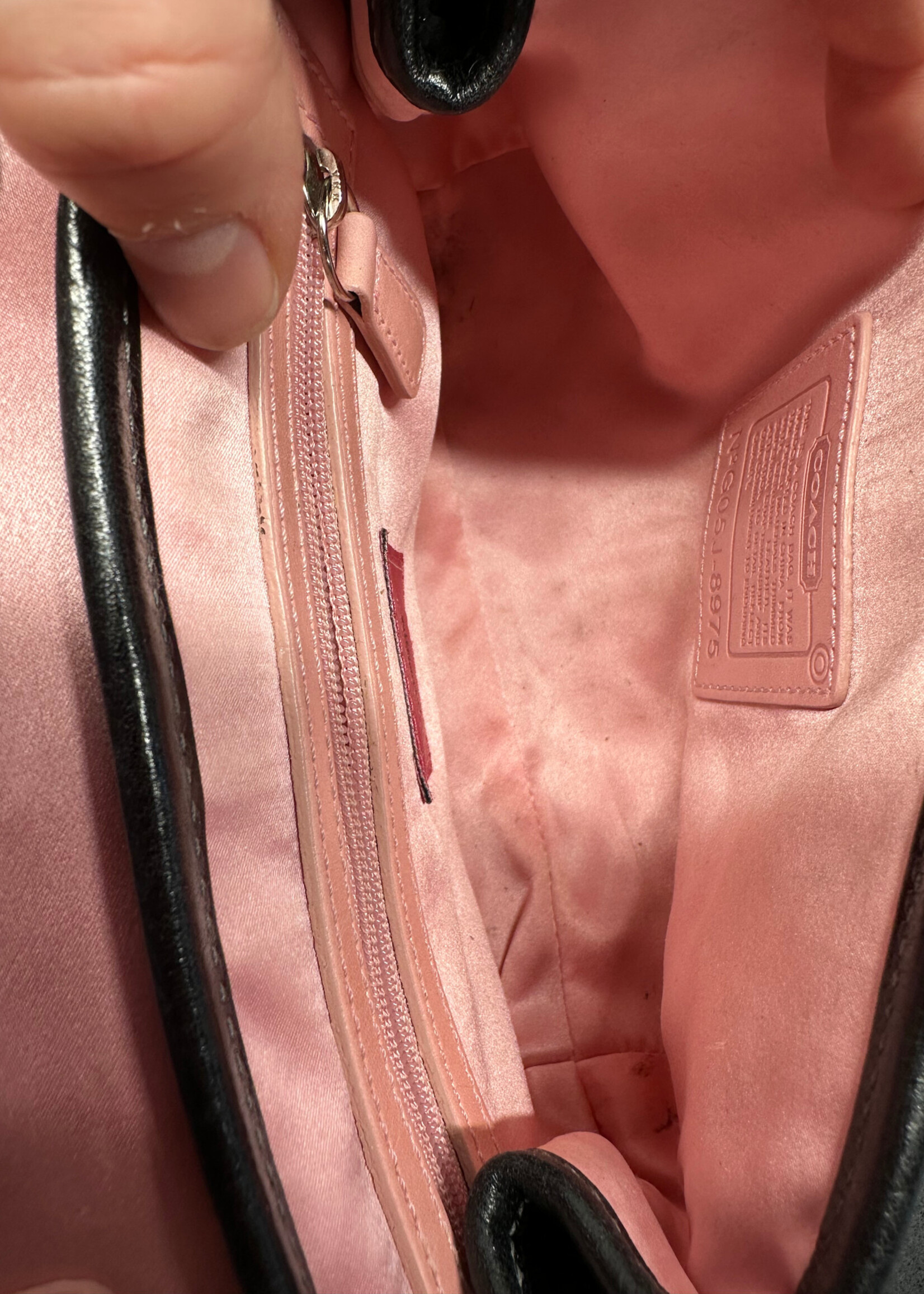 Coach Satin Y2K Madison Top Handle Purse