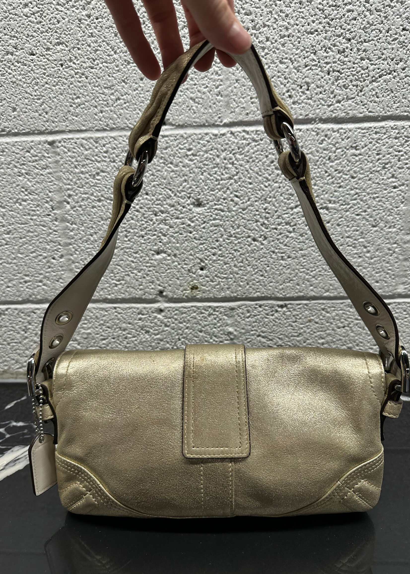 Coach Gold Soho Y2K Shoulder Bag