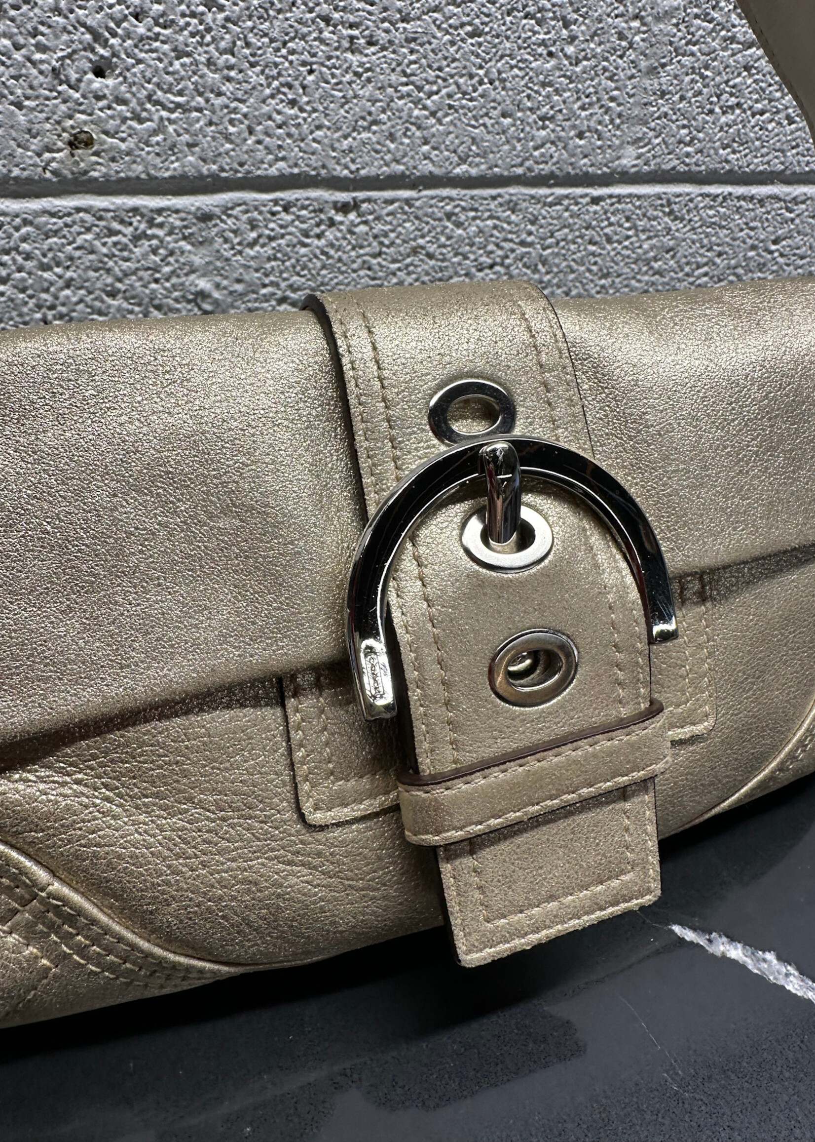 Coach Gold Soho Y2K Shoulder Bag