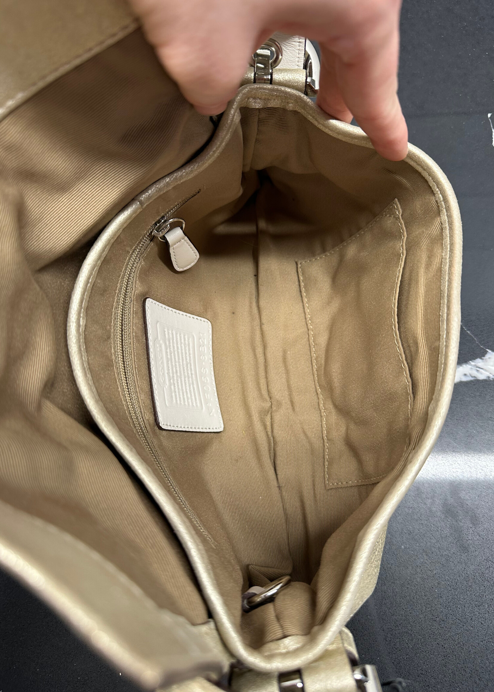 Coach Gold Soho Y2K Shoulder Bag