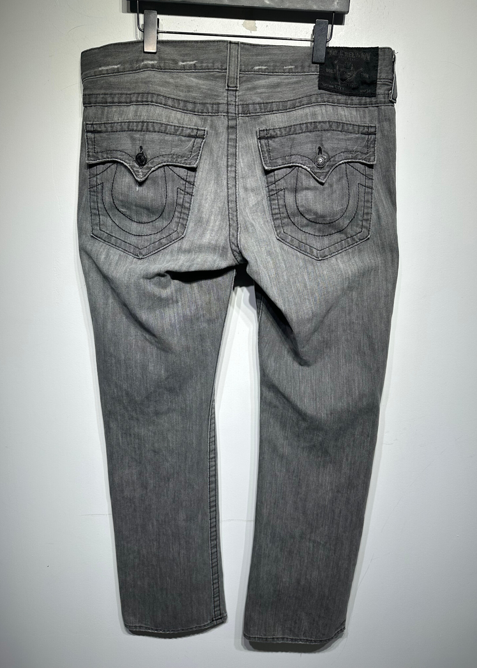 True Religion USA Grey Wash Jeans Masc 38