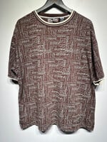 Paco Jeans Brown All Over Tee XL
