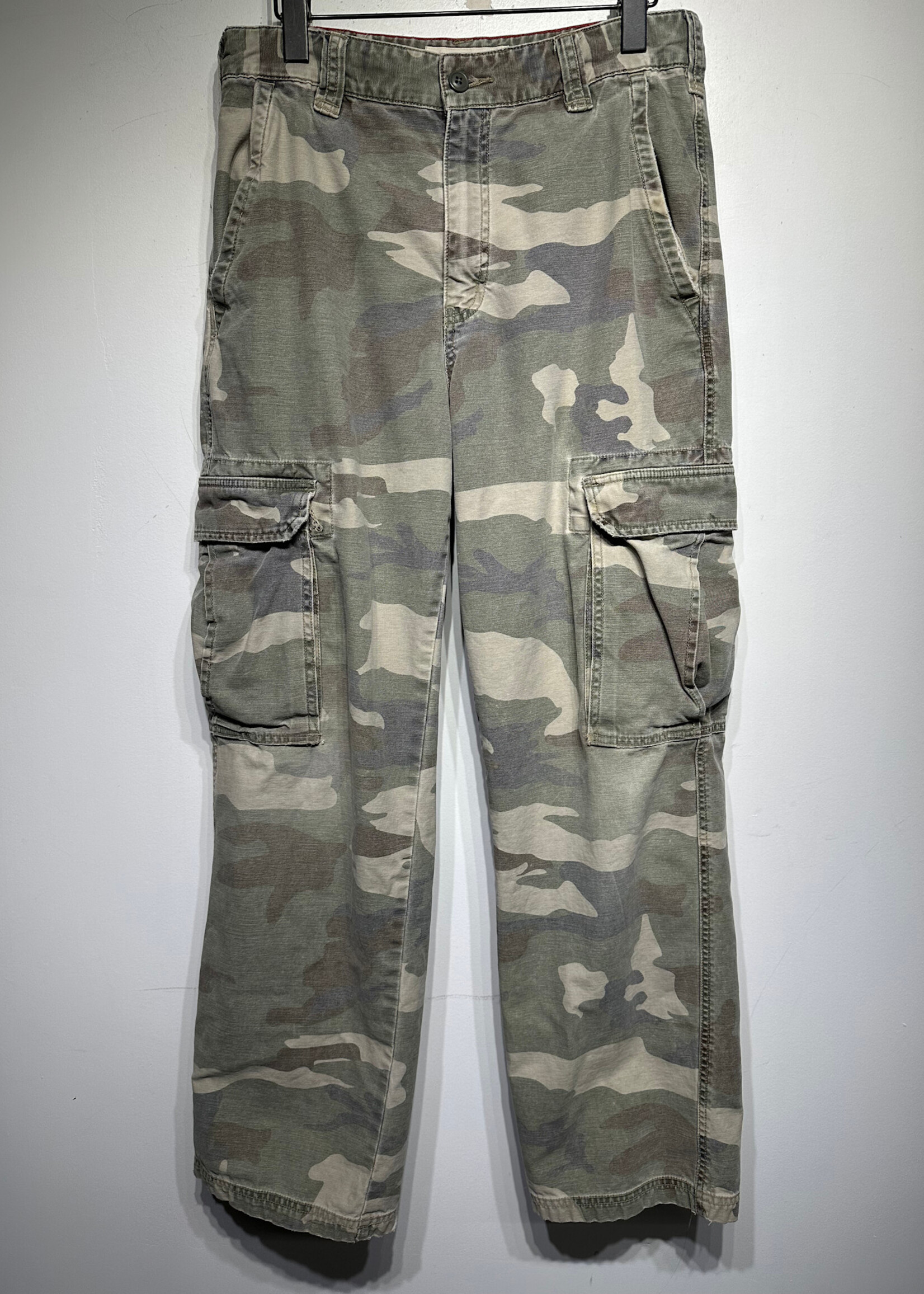 Mossimo Y2K Faded Camo Cargo Pants Masc 30