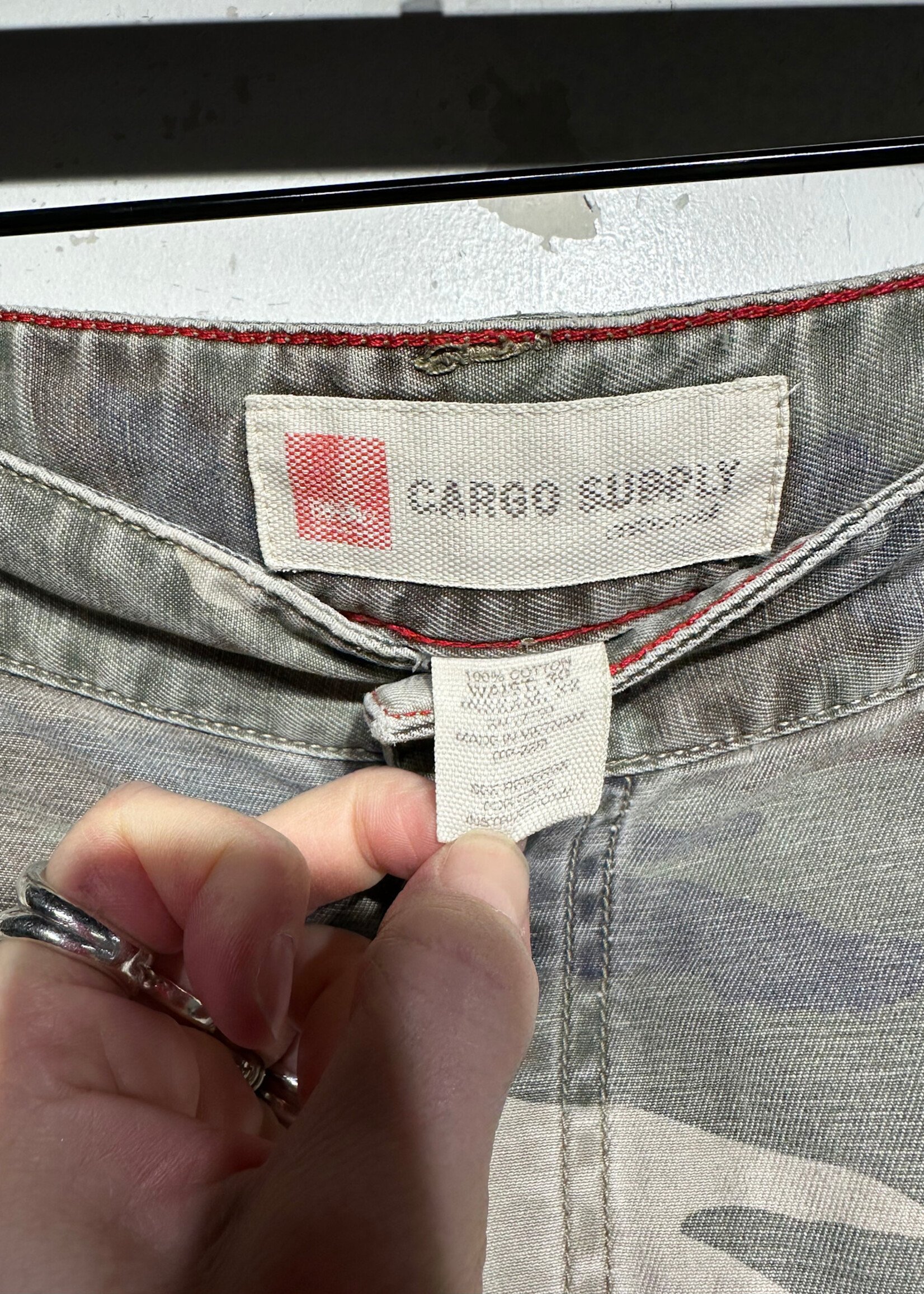 Mossimo Y2K Faded Camo Cargo Pants Masc 30