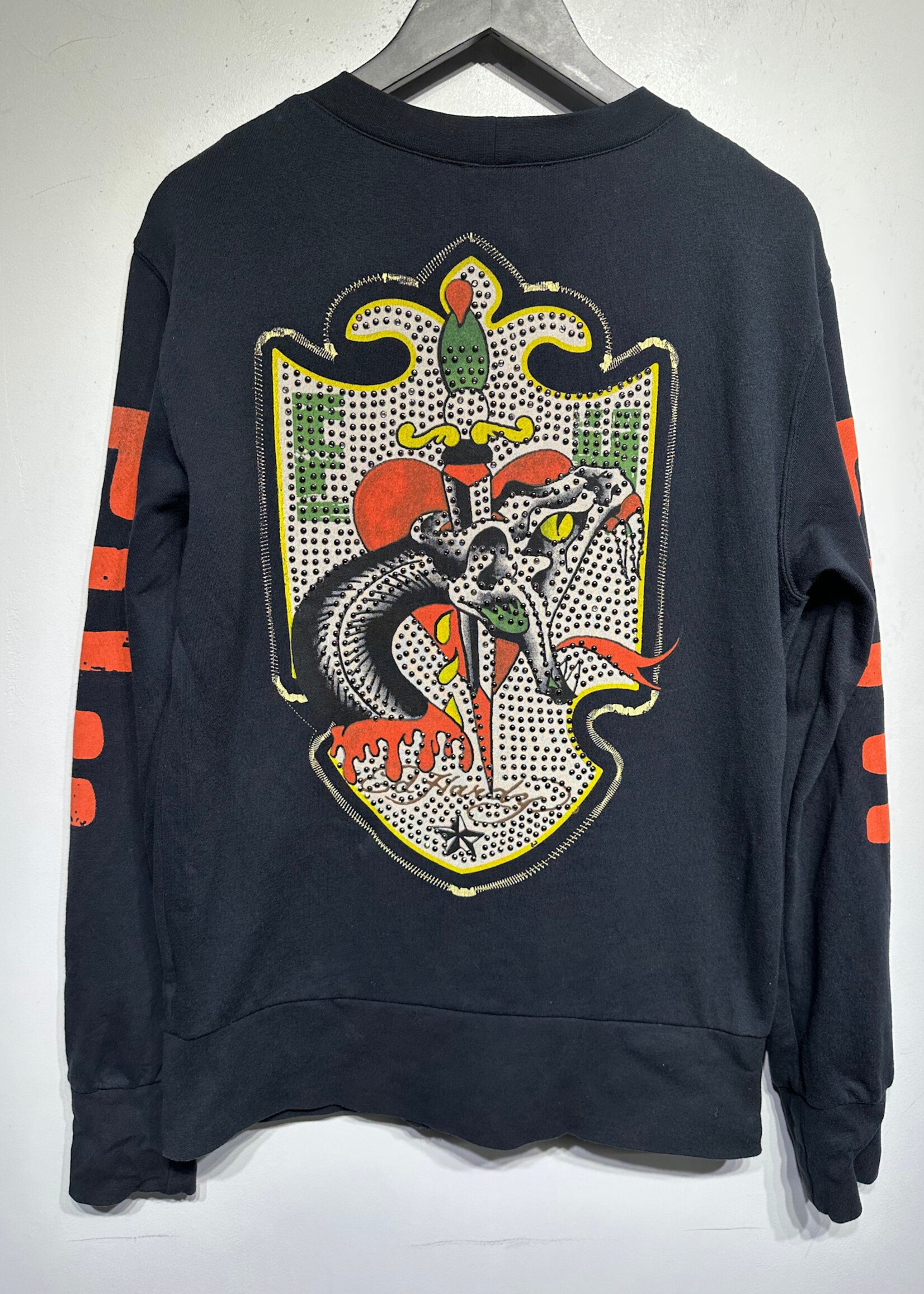 Ed Hardy Black Cardigan M