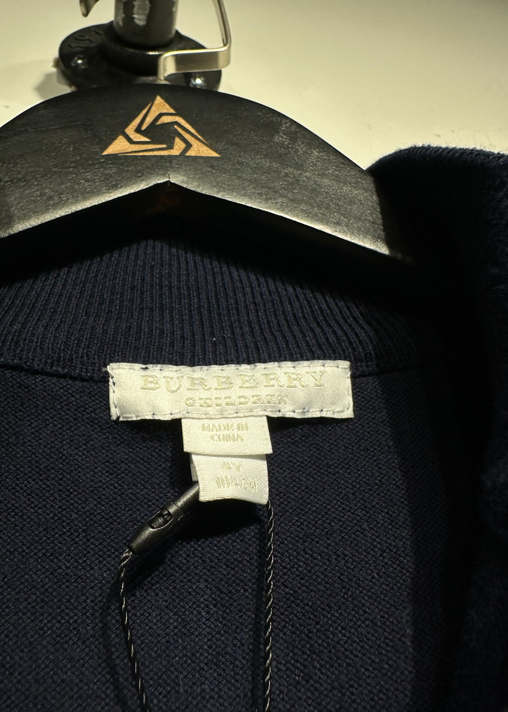 Burberry Navy Blue Q Zip 4T