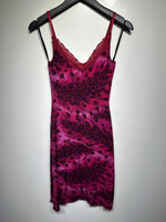 Guess 00s Pink Cheetah Print Dress M
