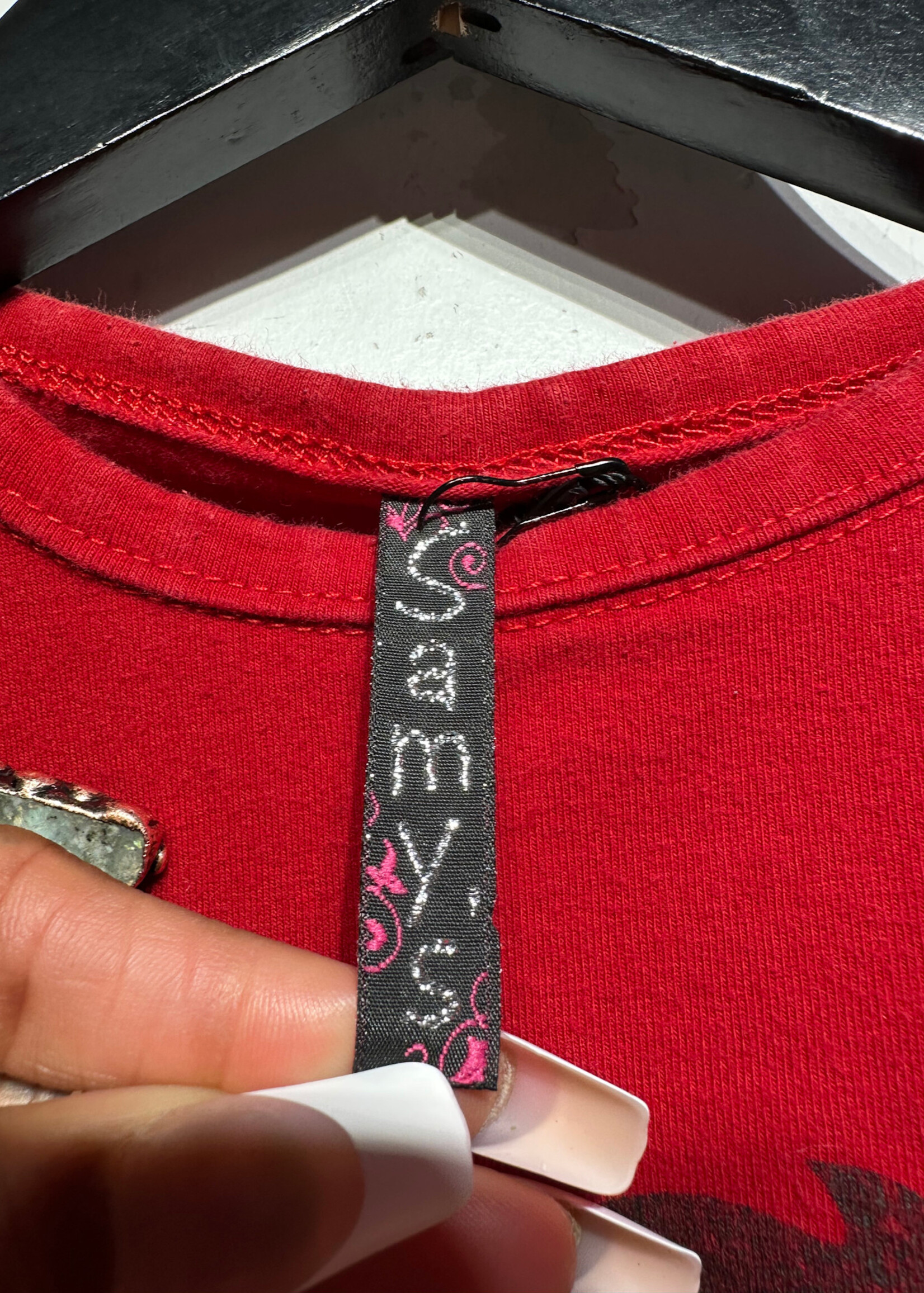 Samy's Betty Boop Red LS S AS IS