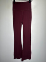 Lululemon Maroon Flare Legging 2/XS