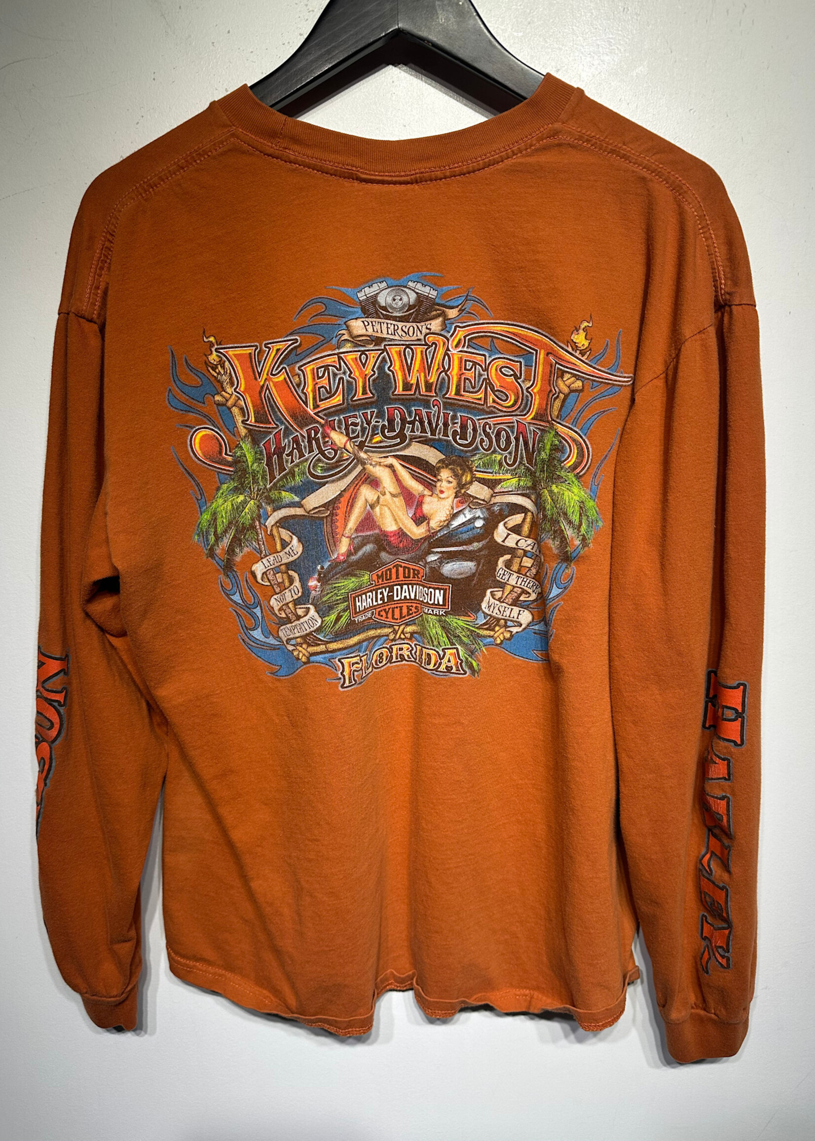 Harley Key West Orange Sun Faded LS XL