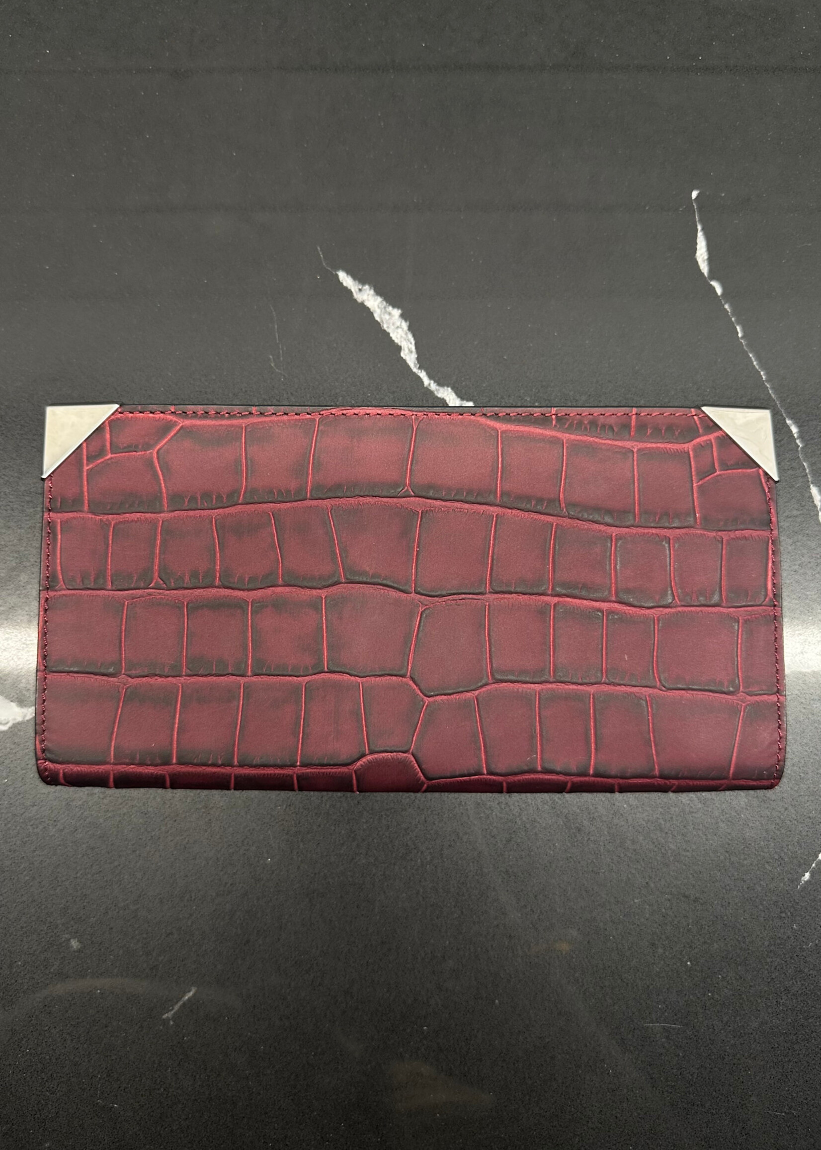 Alexander Wang Red Croc Wallet