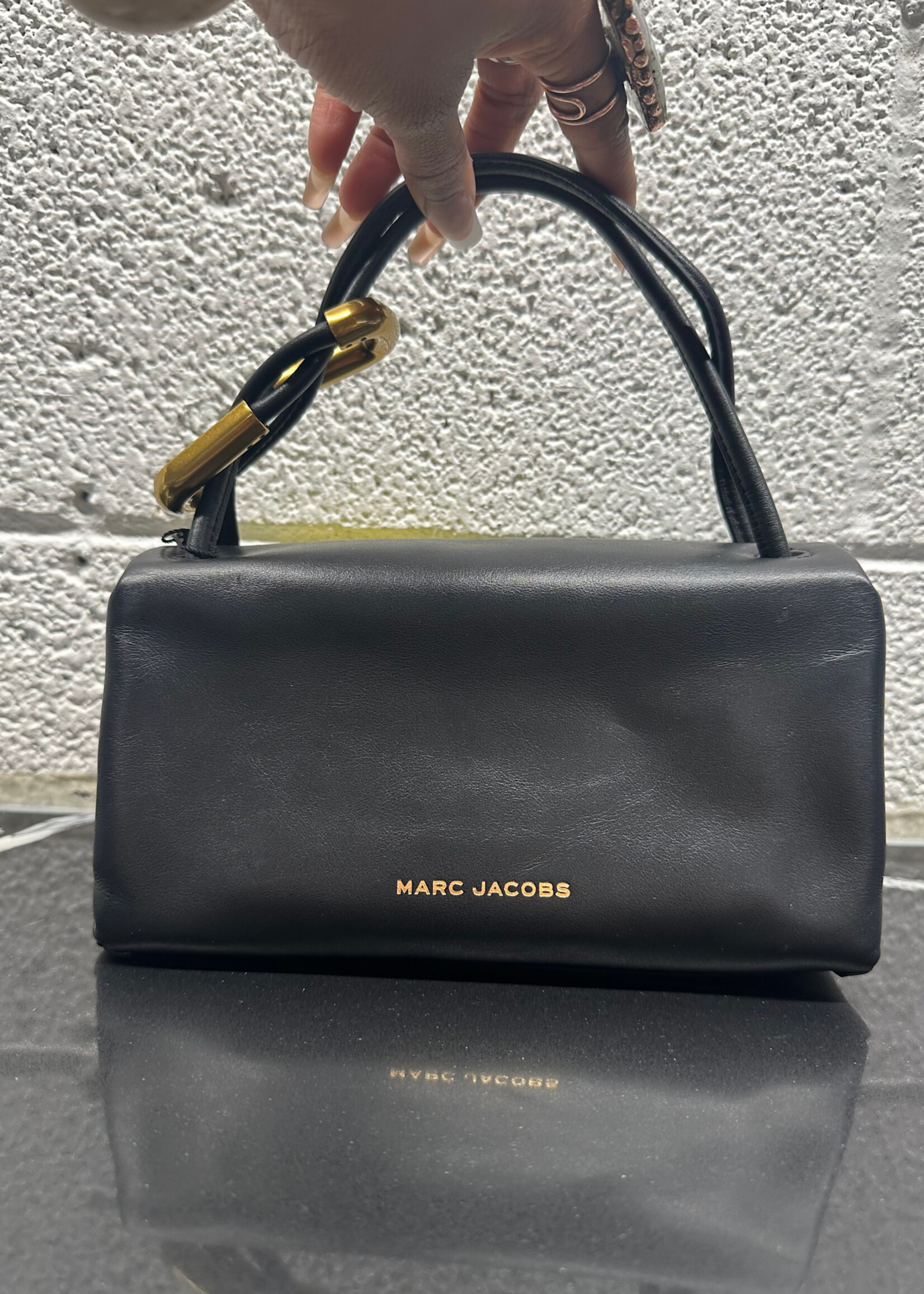 NWT Marc Jacobs Mini 'The Dual' Black Lambskin