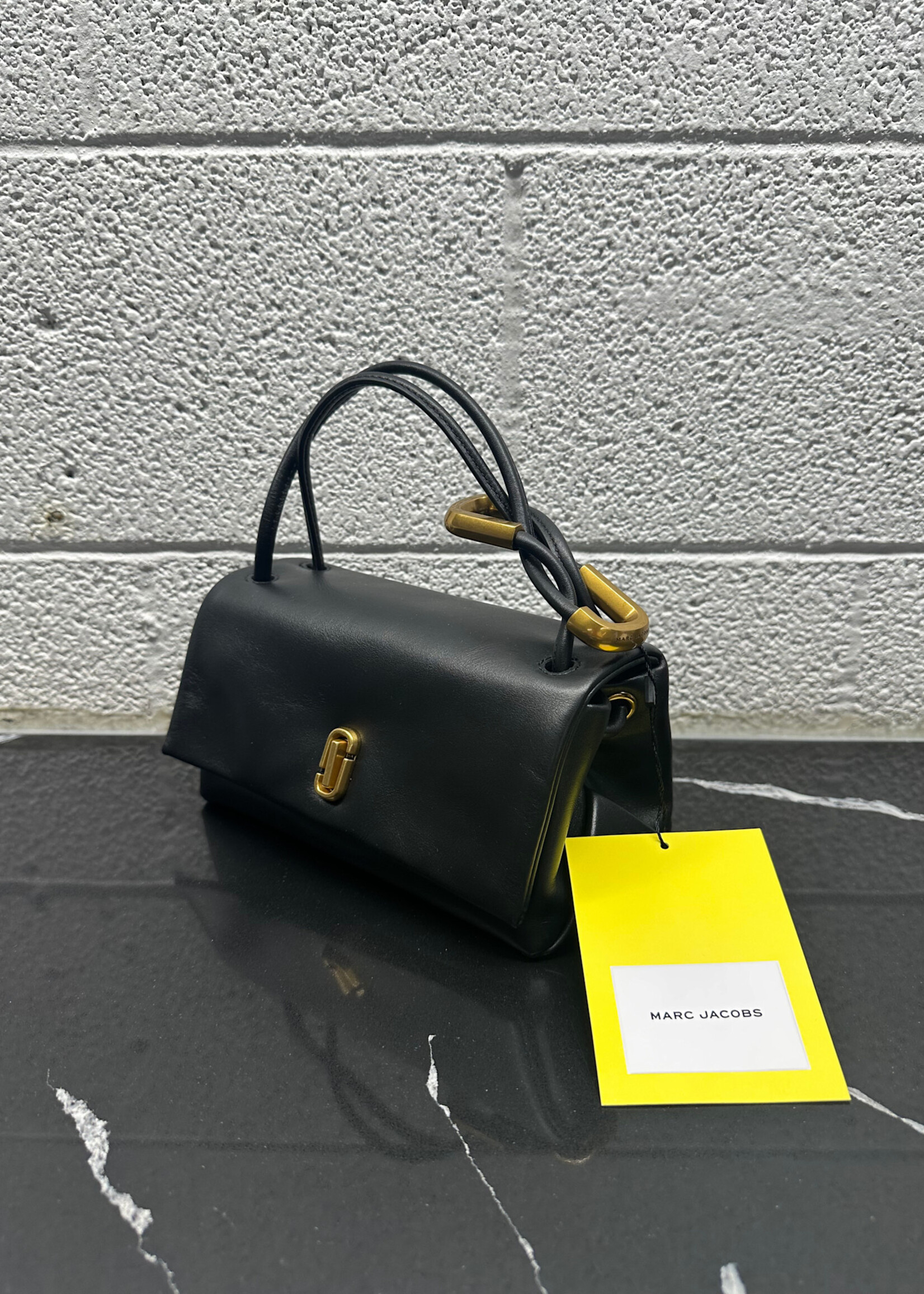 NWT Marc Jacobs Mini 'The Dual' Black Lambskin